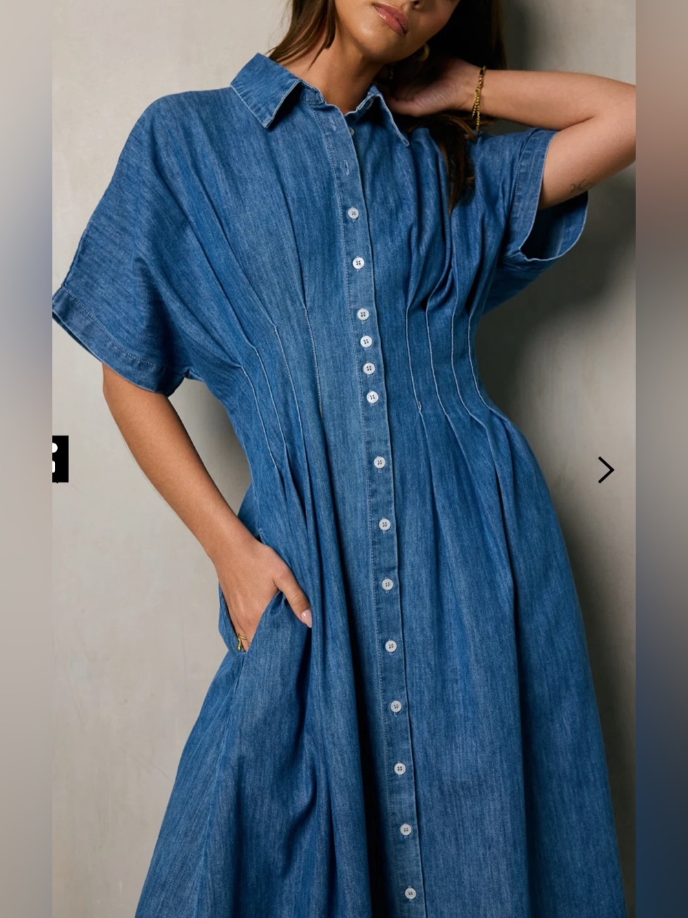 Bohme Kolby Denim Dress - Picture 3 of 7
